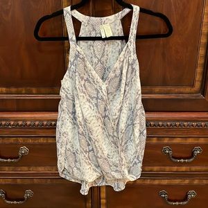 Japna snake print top. Size medium.